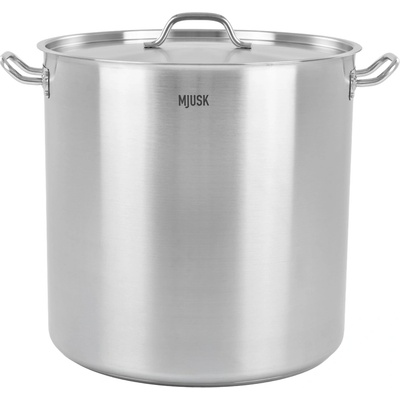 MJUSK Vysoký hrniec o objeme 71,6 l a priemere 450 mm s vekom z nehrdzavejúcej ocele 24545