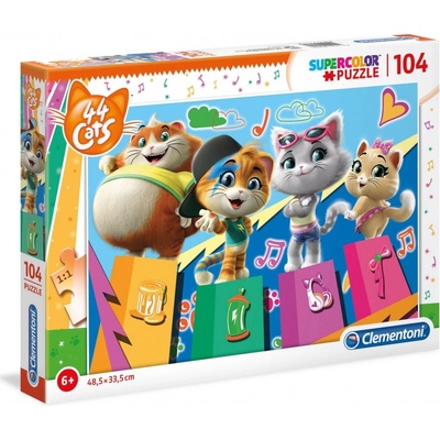 Clementoni 44 koček 27271 104 dílků