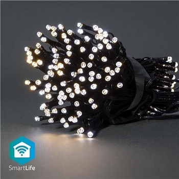 Nedis SmartLife LED Wi-Fi Teplá až studená biela 100 LED 10 m Android IOS WIFILX02W100