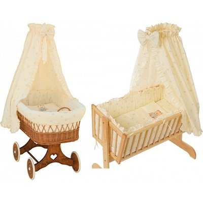 Scarlett Nebesá Méďa béžový do koša a kolísky