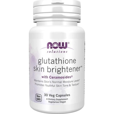 Now Foods Glutathione Skin Brightener + Ceramosides 30 veg kapsúl