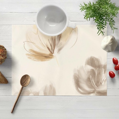 Biante prostírání PM-109 Akvarelové tulipány na krémovém 35x45 cm
