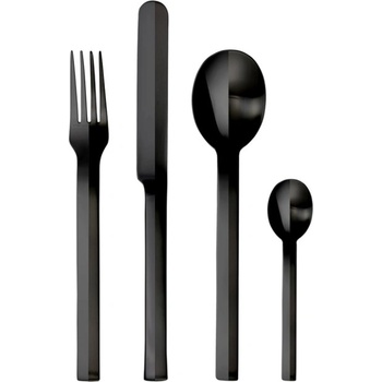 Herdmar Прибори за хранене tintim- 24 части - черни (гланц + мат) (-172-3024-0117-200-00a8)