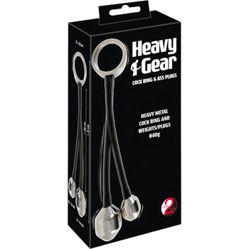 You2Toys Heavy Gear - тежест за анален пръстен (черен)
