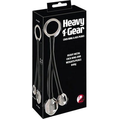 You2Toys Heavy Gear - тежест за анален пръстен (черен)