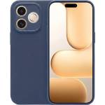  Силиконов калъф Matte за Honor 600 Lite, тъмно син