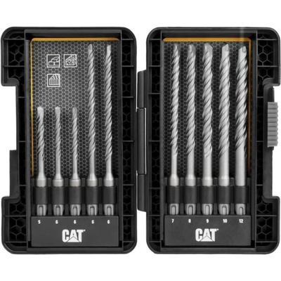 CAT Свредла за метал и бетон cat da03901 sds+ 10бр. к-т (3512675)