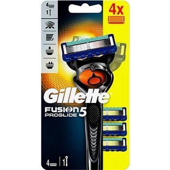 Gillette Fusion5 ProGlide + 4 ks hlavic