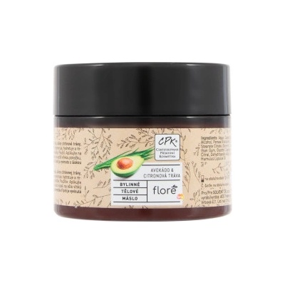 Floré tělové máslo avokádo & citronová tráva 150 ml – Zboží Dáma