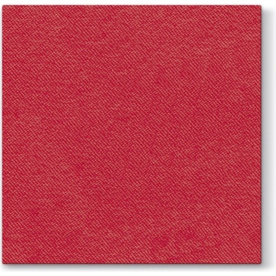 PAW servítky L Unicolor Red 40x40cm