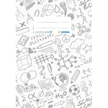 Obal na zošit Schooldoo A5 biely