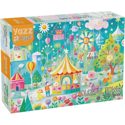 Yazz Пъзел Yazz Puzzle от 1000 части - Цветен град (3889)
