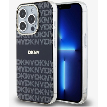 DKNY PC/TPU Repeat Pattern Tonal Stripe Magsafe Back Cover за iPhone 15 Pro Black DKNY DKNY | Cheren | ЖЕНИ | UNI