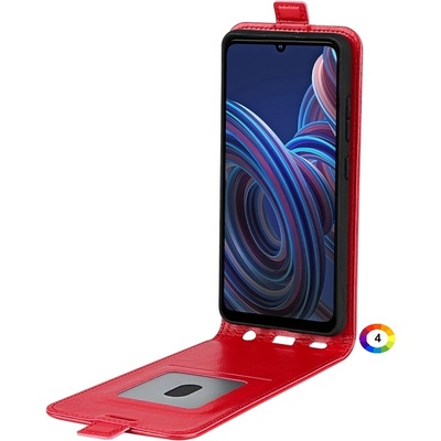 ZTE Blade A72 5G Flip3 Кожен Калъф и Протектор