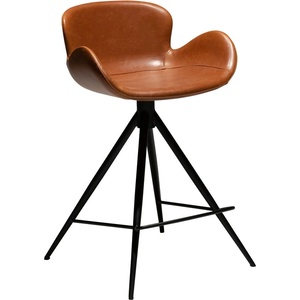 DAN-FORM Denmark Коняк кафяв бар стол от изкуствена кожа DAN-FORM Дания , височина 87 cm Gaia - DAN-FORM Denmark (200200220)