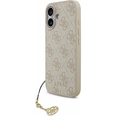 GUESS 4G Charm MagSafe Задний Чехол за iPhone 17 Tone on Tone Pink Guess | Rozov | МЪЖЕ | UNI