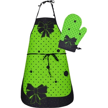 Forbyt Zástěra a chňapka Madam set Zelený