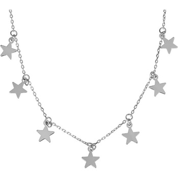 Silenti Jewelry Сребърно колие "Звезди