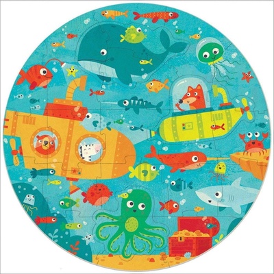 Educa okrúhle Under the Sea Round zvieratká v mori 28 dielov 48 cm priemer