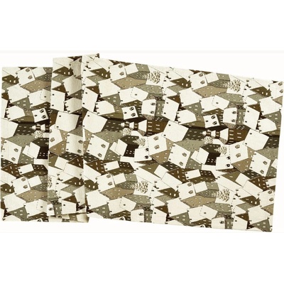 Sander Vánoční běhoun Rooftop hnědý 50x140cm