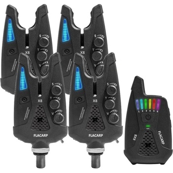 Flacarp Sada 4+1 X8 + RX8 Černá