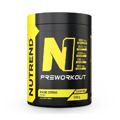 Nutrend N1 Pre-Workout 510 gr černý rybíz