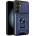 HQWear Hybrid Armor Camshield със стойка и капак за камера за Samsung Galaxy A26 - син (5907769372001)