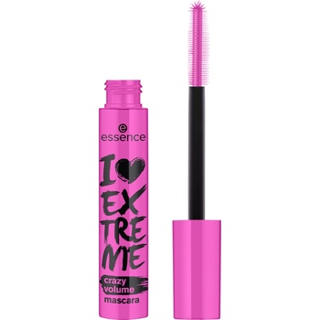 Essence I Love Extreme Crazy Volume Mascara Waterproof vodeodolná riasenka Black 12 ml