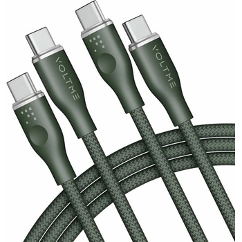 Voltme C2063 Powerlink Rugg USB-C/ USB-C, 1,8m, zelený