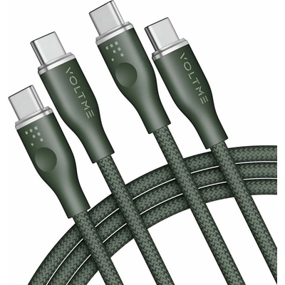 Voltme C2063 Powerlink Rugg USB-C/ USB-C, 1,8m, zelený