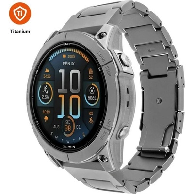 Fixed Titanium Strap Garmin QuickFit 22mm, prírodný titán FIXTST-QF22MM-NT