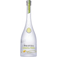 Pravda Vodka Citron 37,5% 0,7 l (holá láhev )