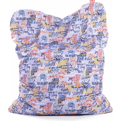 Tuli Sofa Snímateľný poťah Polyester Vzor Graffiti Modrá