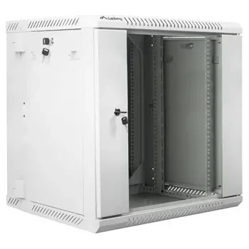 Image 1 of Lanberg Комуникационен шкаф, Lanberg rack cabinet 19" double-section wall-mount 12U / 600x600 for self-assembly (flat pack), grey (WF02-6612-10S)