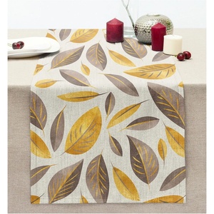 Mila Home Покривка 40x130 cm Yellow And Brown Leaves - Mila Home (HKG-RaselRunner-3249)