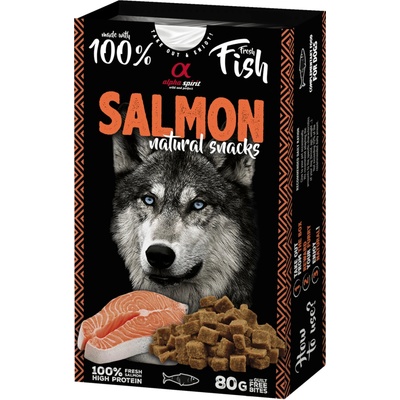 Alpha Spirit Dog Naturals losos 80 g