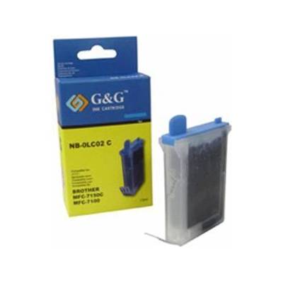 Compatible Brother ( lc02 ) cyan mfc-7150c/7100/7160c/9100c - nb-0lc02c