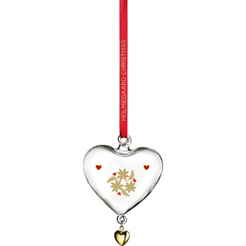Holmegaard Коледна висулка Holmegaard 2024 сърце (4800535)