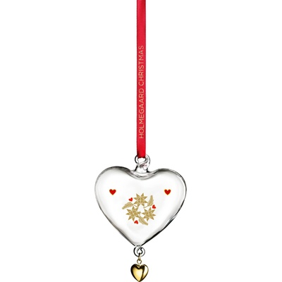 Holmegaard Коледна висулка Holmegaard 2024 сърце (4800535)