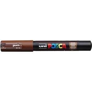 uni Декоративен маркер, 0, 7-1, 0 мм, UNI "Posca PC-1M", кафяв 285080000 (285080000)