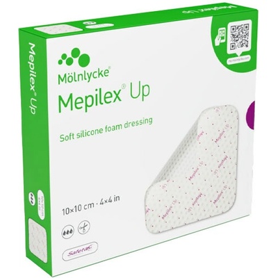 Mepilex Up sterilní silikonové krytí 10 x 10 cm 5 ks