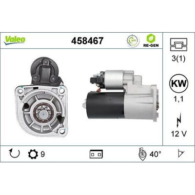 Startér VALEO 458467