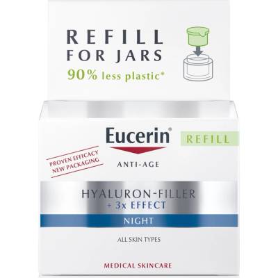 Eucerin Hyaluron-Filler Нощен крем, пълнител, 50 ml