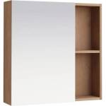 Inter Ceramic Огледален шкаф за баня DI LEGNO 6060-14, Inter Ceramic, LED осветление, PVC, 60х60х14см (6060-14)