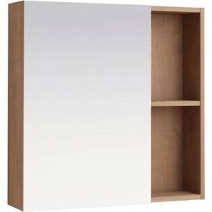 Inter Ceramic Огледален шкаф за баня DI LEGNO 6060-14, Inter Ceramic, LED осветление, PVC, 60х60х14см (6060-14)