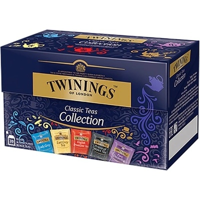 Twinings Classic Teas Collection, černý čaj, 20 × 2 g