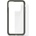 Artwizz Bumper + Second Back - силиконов (TPU) бъмпер и стъклено защитно покритие за гърба за iPhone 11 (черен-прозрачен)