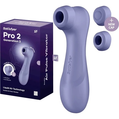 Клитор стимулатор с допълнителна приставка - Pro 2 Gen. 3 Purple (SATISFY412)