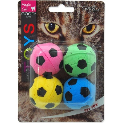 Magic Cat loptička penová futbalová 3,75 cm 4 ks