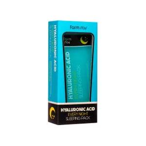 FarmStay Hyaluronic Acid Every Night Sleeping Pack, нощна маска за лице с хиалуронова киселина (8809635230217)
